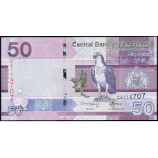 Гамбия 50 Даласи 2023 год , UNC , Птицы
