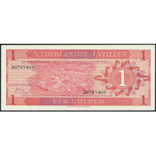 Нидерландские Антилы 1 Гульден 1972 год , UNC