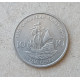 Восточные Карибы 10 Центов 1995 год , Золотая лань , Военный корабль , Елизавета 2