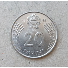 Венгрия 20 Форинтов 1985 год , Дьердь Дожа