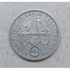 Восточные Карибы 50 Центов 1955 год , Елизавета 2