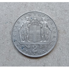 Греция 2 Драхмы 1966 год 