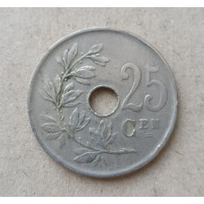 Бельгия 25 Сентим 1922 год 