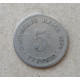 Германия 5 Пфеннигов 1876 год , Е , Германская империя