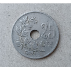 Бельгия 25 Сентим 1921 год 