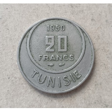 Тунис 20 Франков 1950 год