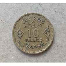  Марокко 10 Франков 1952 год , Французский Протекторат