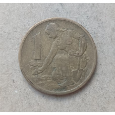 Чехословакия 1 Крона 1969 год