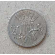 Чехословакия 20 Геллеров 1938 год