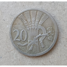 Чехословакия 20 Геллеров 1930 год