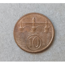 Чехословакия 10 Геллеров 1922 год , Мост