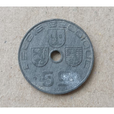 Бельгия 5 Сентим 1942 год 