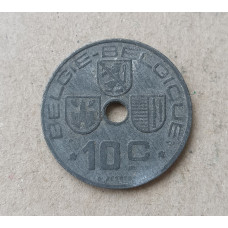 Бельгия 10 Сентим 1943 год 
