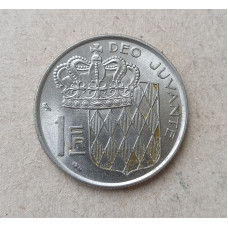 Монако 1 Франк 1960 год , Принц Ренье 3