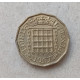 Великобритания 3 Пенса 1967 год , Елизавета 2