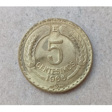 Чили 5 сентесимо 1966 год , Кондор