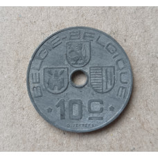 Бельгия 10 Сентим 1944 год 