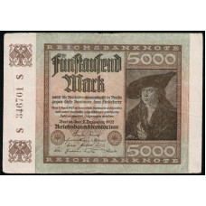 Германия 5000 Марок 1922 год