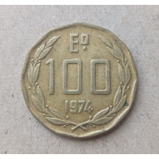 Чили 100 эскудо 1974 год