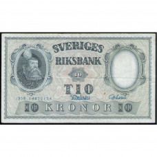 Швеция 10 Крон 1958 год