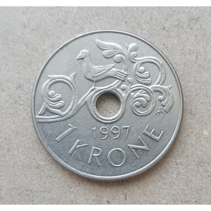 Норвегия 1 Крона 1997 год