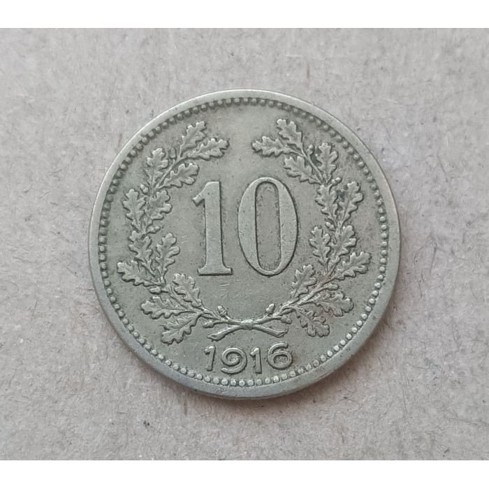 Австрия 10 Геллеров 1916 год