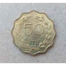 Парагвай 50 сентимо 1953 год