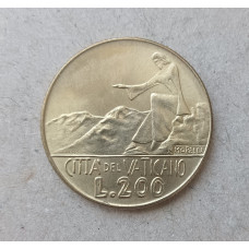 Ватикан 200 лир 1978 год