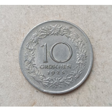 Австрия 10 Грошей 1925 год
