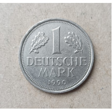 Германия , ФРГ 1 Марка 1990 год , F