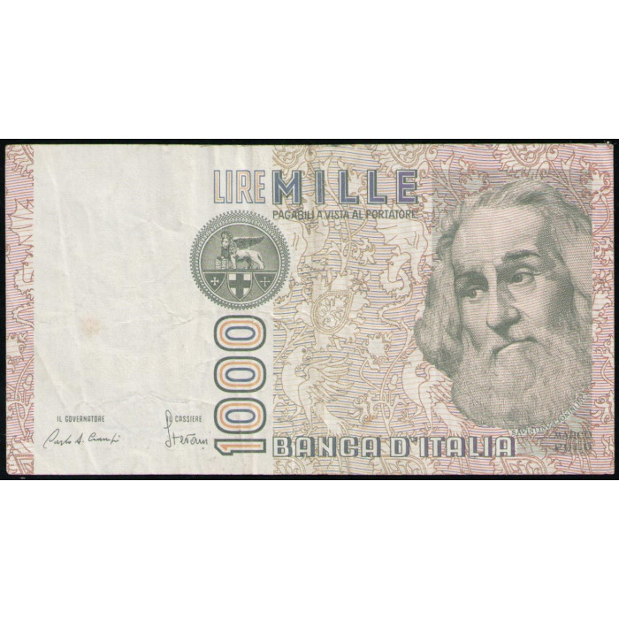 Италия 1000 Лир 1982 год , Марко Поло