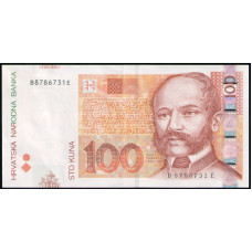 Хорватия 100 Куна 2012 год , XF