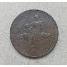 Франция 10 Сентим 1898 год 