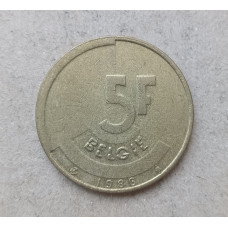 Бельгия 5 Франков 1986 год 