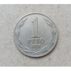 Чили 1 Песо 1975 год , Чилийский революционер Бернардо Хиггинс