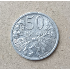 Чехословакия 50 Геллеров 1951 год