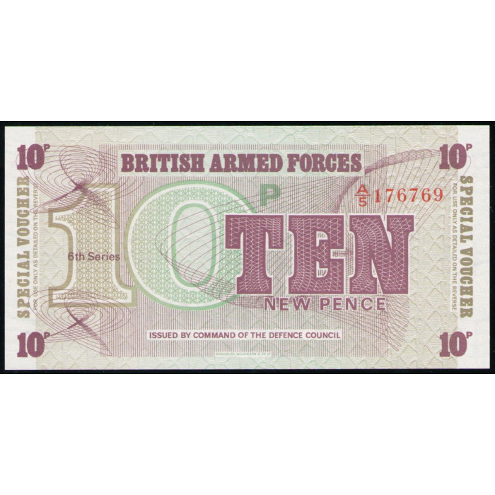 Великобритания 10 Новых Пенсов 1972 год , UNC
