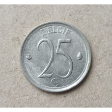 Бельгия 25 Сентим 1964 год 