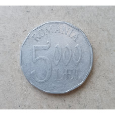 Румыния 5000 лей 2002 год