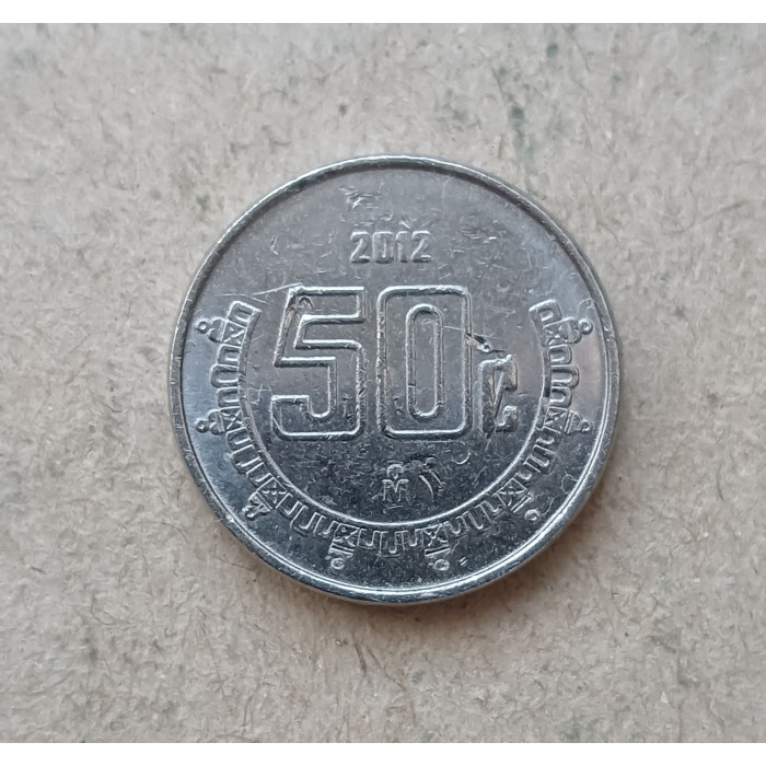 Мексика 50 Сентаво 2012 год