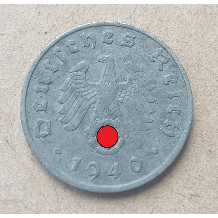 Германия 1 Пфенниг 1940 год , А