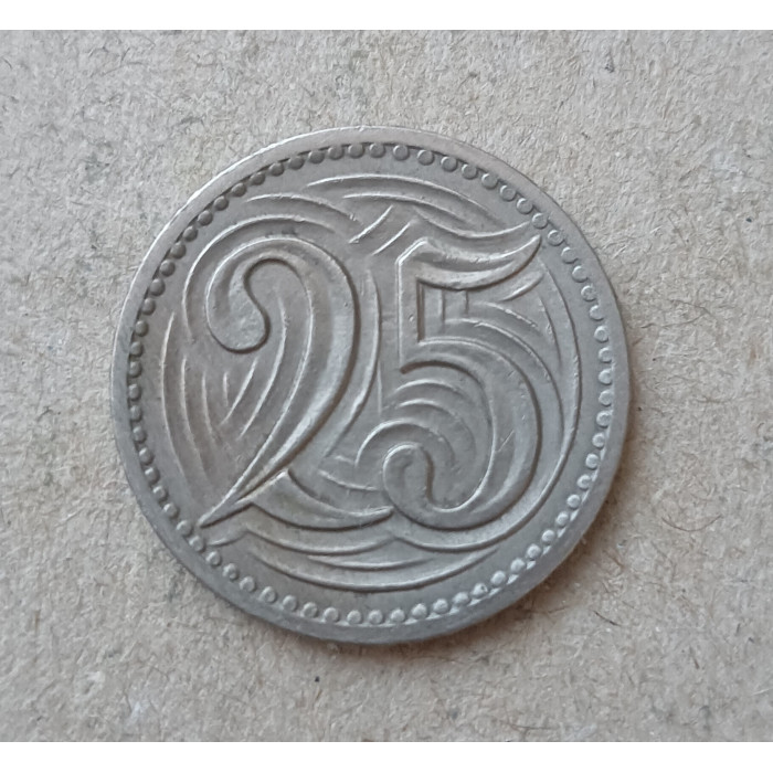 Чехословакия 25 Геллеров 1933 год