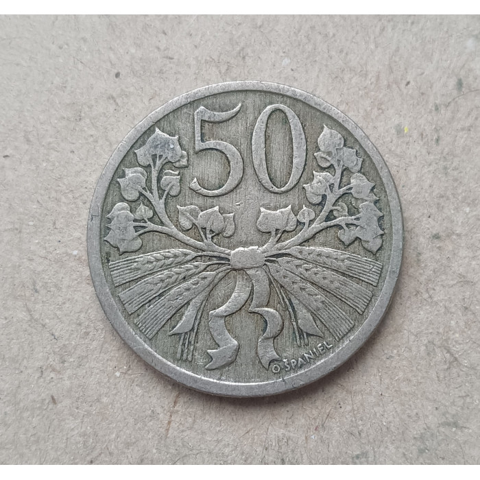 Чехословакия 50 Геллеров 1921 год