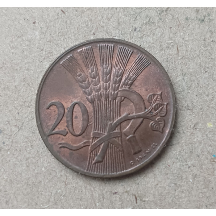 Чехословакия 20 Геллеров 1950 год