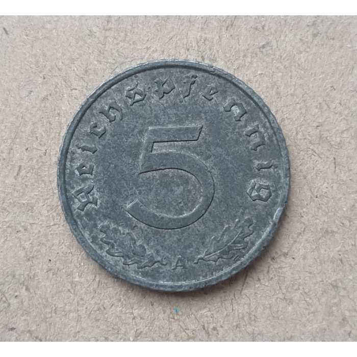 Германия 5 Пфеннигов 1941 год , А