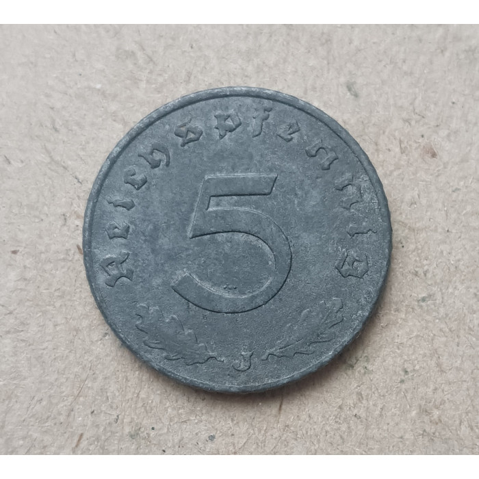 Германия 5 Пфеннигов 1941 год , J