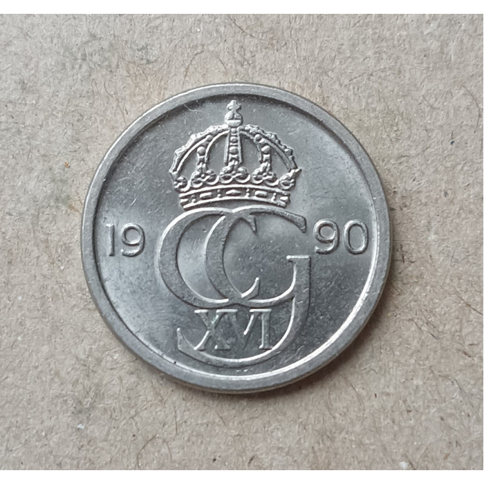 Швеция 10 Эре 1990 год