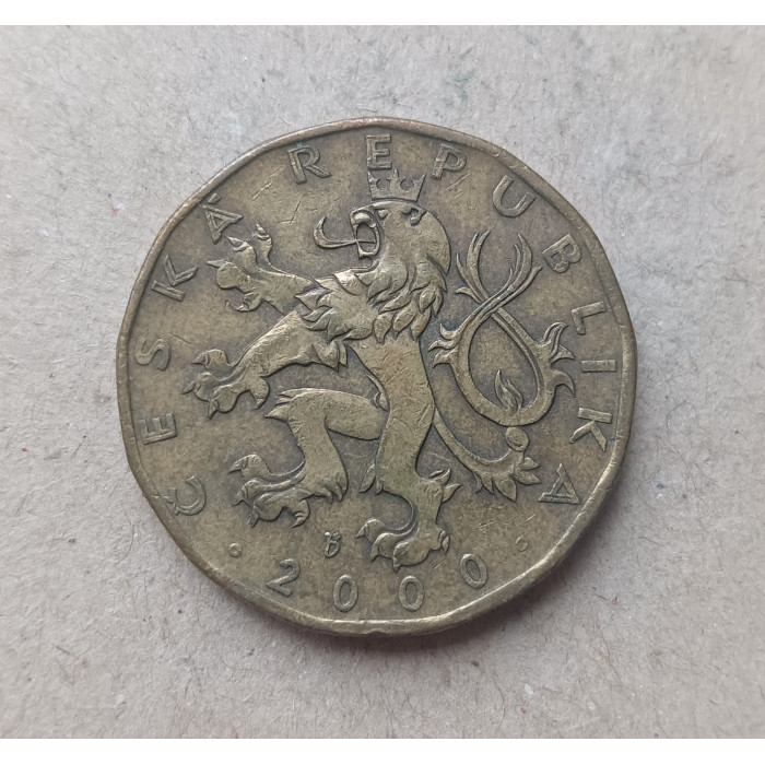 Чехия 20 крон 2000 , Миллениум