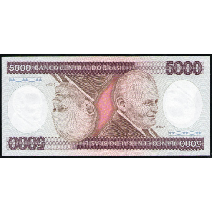 Бразилия 5000 крузейро 1981 год , UNC Бразилия 5000 крузейро 1981 год , UNC