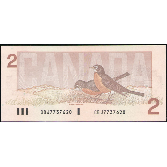Канада 2 доллара 1986 год , UNC Канада 2 доллара 1986 год , UNC